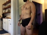 Fat Crossdresser Solo Masturbation