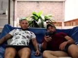 Hardcore cumshot of a gay
