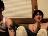 Ng gay men and young gets suck by old man Barefoot Buddies B