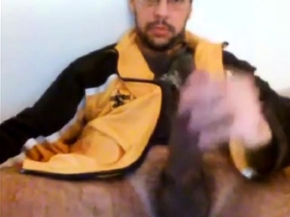 Sexy Str8 Danish Monstercock cums on a paper towel 27