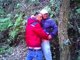 Amateur Asian not daddies outdoors