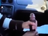 BBC gets a handjob in the car