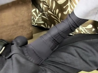Excited male loves compliant partner in foot fetish xxx play