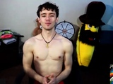 Hot gay twink dick masturbation video