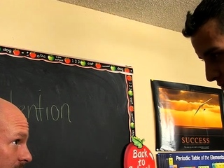 School gay with darksome hole gets a full penetration anal