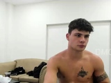 Solo masturbation and gay climax