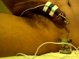 Urethral sounding precum and cum