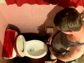 Young cock piss gay Voyeurs love our bathroom pissing