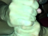 Amateur shemale tranny facialized after a blowjob