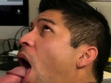 Emo lads in glory hole gay porn After face boinking and tong