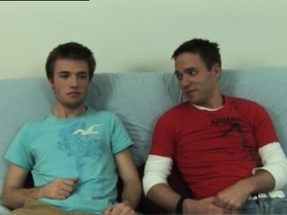 Gay sexy man takes off underwear porn Michael and Daniel