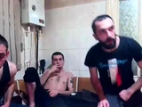 Gay twink masturbates on webcam