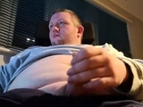 Good looking gay dude strips and masturbates via webcam