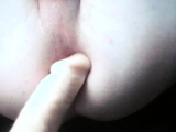 Twink using Cum as lube