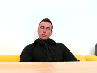 Young stud gets a lusty anal thrashing from gay hunk