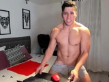 Straight amateur hunk surrenders to a gay touch
