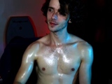 Solo masturbation and gay climax