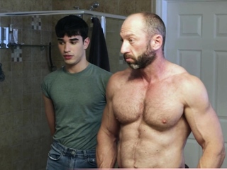 Uncle is ripped and in a very good shape