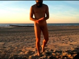 Naked at the beach