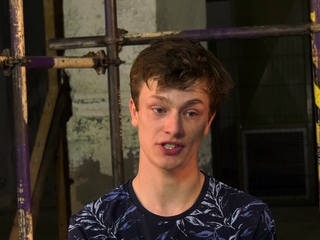 Cute twink Alex Faux bound for ass torment by Sebastian Kane
