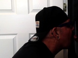 Gloryhole mature sucks and jerks dick