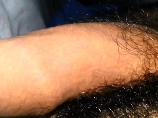 Process erection of my cock in the bed (22 year old)
