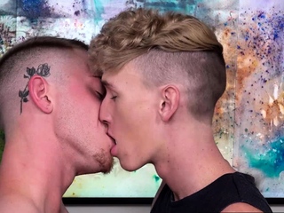 Declan Gray enamored by jock Hayden Wulf