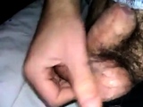 Touching soft dick of my dad in bed