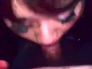 Asian CD sucking cock