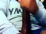 Str8 Guy Stroking his BBC to Porn ( Double Cum )