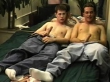 Twink dude sucks his lover and then rides his subrigid knob