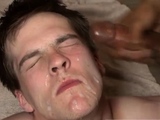 Boy swallows multiple cumshots gay Avery, an avid condom-wea