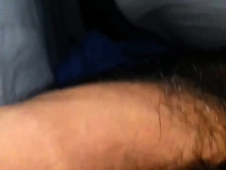 Process erection of my cock in the bed (22 year old)