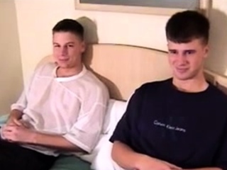 Cute twink studs with rigid boners enjoy wet sex