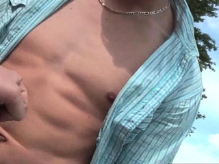 Muscular boy and his hard dick by EastBoys