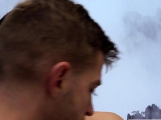 Real bareback loving twink 3some nailed by stud and jock