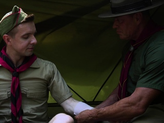 ScoutBoys Hung scoutmaster Tyler Saint barebacks cute scout