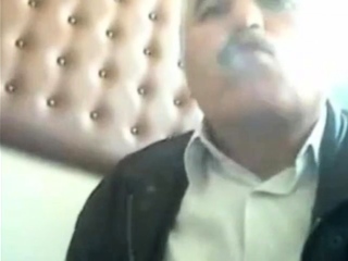Fat Daddy Stroking on Cam