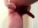 Twink Plays with Glass Dildo Until He Cums Hard