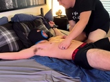 Bounded Hunk Cant Stop Giggling While Being Tickled By Matt