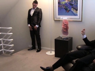 Master Gerard Stamp On His Foot Servant Face For Pleasure