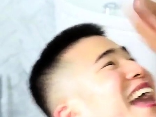 Asian Amateur Sucks a Big Black Cock