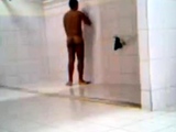 caught a guy turned on in gym shower