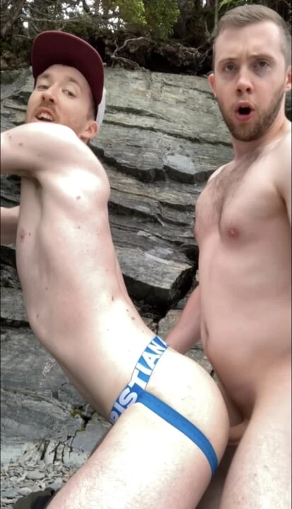 Public Beach Gay Twinks Bareback Creampies